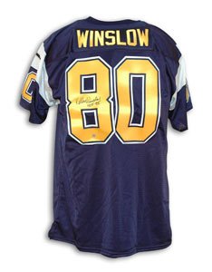 Kellen Winslow Signed San Diego Chargers Jersey