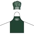 New York Jets NFL Barbeque Apron and Chef's Hat