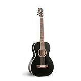 Art and Lutherie Ami Cedar Black Acoustic Guitar