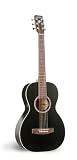 Art & Lutherie Ami Cedar Black Acoustic Guitar