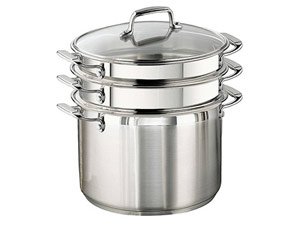 All-Clad Stainless 12-Quart Multi Cooker with Steamer Basket All-Clad Stainless 12-Quart Multi Cooker with Steamer Basket