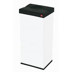 Hailo 6402-901 Gro�raum-Abfallbox mit Schwingdeckel Big-Box 60, weiss