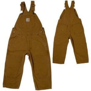 Buy Carhartt Washed Duck Bib Overall Pant - Toddler by Carhartt