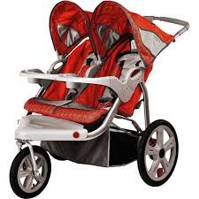 InStep - Safari Double Jogging Stroller, Red