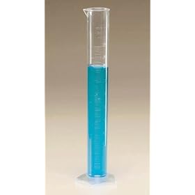 Polymethylpentene Graduated Cylinder; Autoclavable; Octagonal Base; 100mL