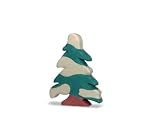 Eigenschaften Holztiger / Holztiger Nadelbaum mit Schnee, klein