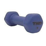 TKO 2 lb. Neoprene Dumbbell with Tri-Grip Handle