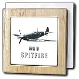 Boehm Graphics Aircraft - Spitfire Aircraft - Tile Napkin Holders