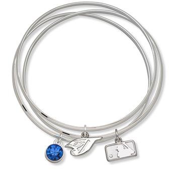 Toronto Blue Jays MLB Batterman Triple Bangle Bracelet