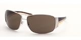 PRADA SPR74G 1BC-5G1 SILVER AVIATOR SUNGLASSES by Luxottica