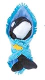Plush Baby Orca Whale Blanket 11"