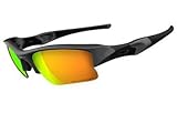 Oakley Sonnenbrille Flak Jacket XLJ Dark Grey/Fire Iridium Polarized