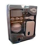 PHANTIQ (WHTIE) NINTENDO DS LITE BUNDEL KIT - DOCKING STATION / 12V CAR CHARGER / STYLUS / EARPHONE / SCREEN PROTECTORS / GAME CASE