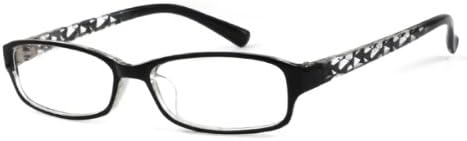 EyeBuyExpress Black Full Frame Rectangle Reading Glasses
