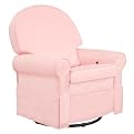 Sienna Upholstered Glider - Pink Weave