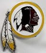 Washington Redskins Enamel Pewter Buckle, NFL Football Buckle