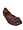 MERE Buckle Jewel Flat Shoes in Brown