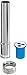 Zurn P6001-3-A-AA-CP Flush Tube/Vacuum Breaker with Nut for Aquavantage and Aquaflush Flush Valves, Chrome-Plated, 1-1/4" x 24" Size