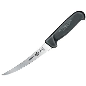 Boning, Curved, Flexible, Black Fibrox, 6 in. by 