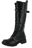 Volatile Women's Boot Camp Combat Boot (8 B(M) US, Mid Night Black)