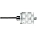 Mitutoyo 197-101 Micrometer Head, Non-Rotating Spindle, Large Thimble, 0-50mm Range, 0.005mm Graduation, +/-0.005mm Accuracy, Plain Thimble