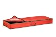 Honey-Can-Do SFT-01598 Wrapping Paper and Bow Storage Organizer, Holiday Red