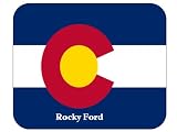 US State Flag - Rocky Ford, Colorado (CO) Mouse Pad