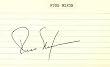 Russ Nixon Autographed / Signed 3x5 Card