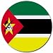 Mozambique Flag Round Mouse Pad