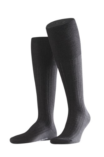 FALKE Bristol Pure KH 15415 Herren Kniestrmpfe, Gr. 41/ 42 Grau (anthra.mel 3080) Preisvergleich