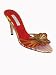 HOLLYWOULD Vita Leather Flower Sandal in Fuscia