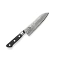 Tojiro Messer - japanische 63 Lagen Damastmesser 63-PRO - Santokumesser bzw. Kochmesser - Klinge 17 cm - MEISTERSERIE - 1036