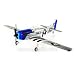 Radio Control P-51D Mustang RC 4 Channel Electric Airplane RTF