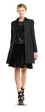 TEXTURED CLOQUE LONG COAT