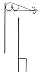Evergreen 69014 Garden Metal Greeting Post Holder, 31-Inches Tall [Lawn & Patio]