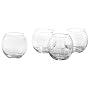 Mikasa Cheers Stemless Balloon Glasses, Set of 4
