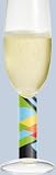 Ritzenhoff 2280003 NAVAJA CHAMPAGNE GLASS - KATJA PREWOZNY '07