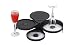 Paderno World Cuisine Glass Rimmer with 3 Salt Trays