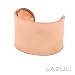 Copper Simple Shiny Adjustable Cuff Bracelet