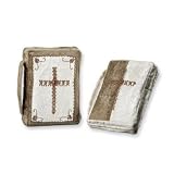 Large Ivory Jeweled Bible Cover