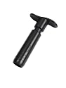 Screwpull - D&eacute;gustation - Objet pour le Vin - WA-137 - Pompe &agrave; vin + 3 Bouchons - Noir - 54014001000069