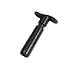Screwpull Wine Pump, Black, with 3 stoppers