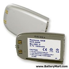 Replacement Battery for SAMSUNG SCH-A650 LI-ION 1000mAh On Sale