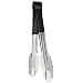 Carlisle 60756003 Black 9-1/2-Inch Stainless Steel Spectrum Tong with Vinyl Handle (Case of 12)