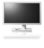 BenQ  V2400 Eco LED Backlight LCD Monitor (White)