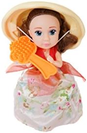 Cupcake Surprise Transform Princess Doll Scented Lemon (Including Comb and Hats Cream) Tall 6 Inch