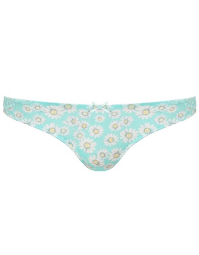 Accessorize Womens Daisy Printed Brazilian Brief