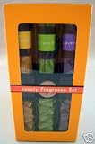 138 Pieces Incense & Cones Fragrance Gift Kit Set with Polyresin Round Holder
