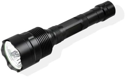 Super-Bright 1,650 Lumen Cree Flashlight 3X T6 LED with Rechargeable 18650 Li-Ion Batteries & AC Charger - One-Year Warranty