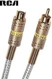 RCA DT6CS Composite Video to S-Video Converter Adapter 6' Bidirectional Cable